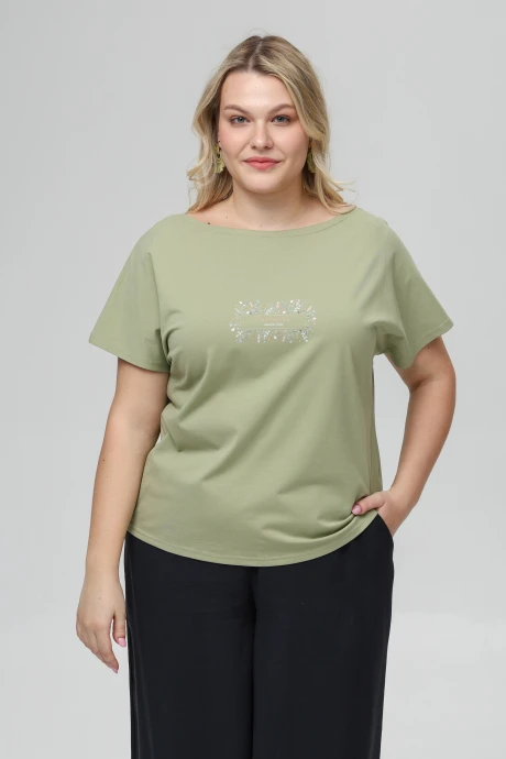 Футболка Romgil РП0122-ХЛ4 светло-оливковый #1