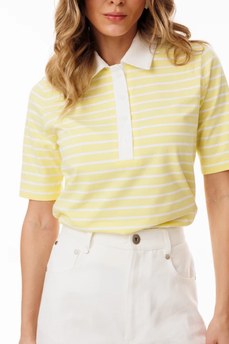 Джемпер (кофта) EOLA 3095 лимонный в полоску #1