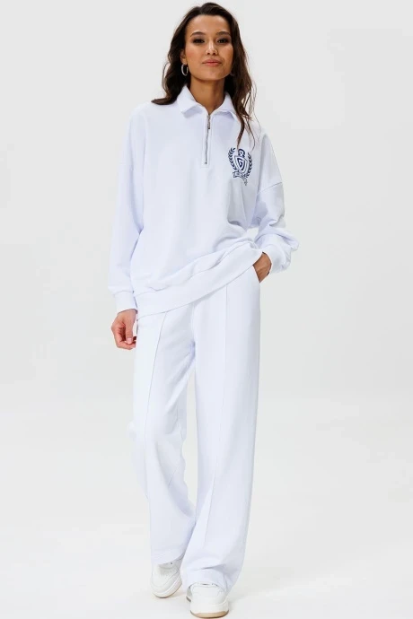 Спортивный костюм *Распродажа GO f3077/01-01 белый #1