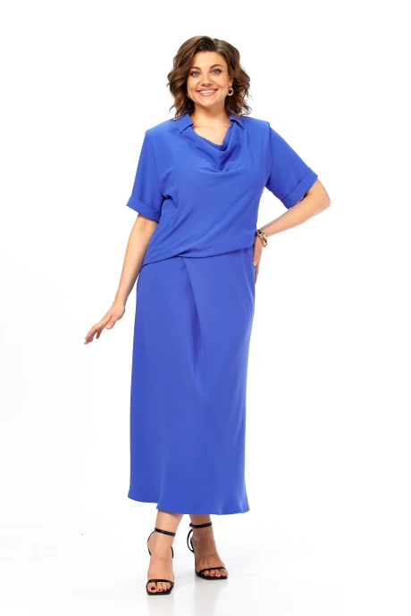 Платье Diamant 2079 синий #1