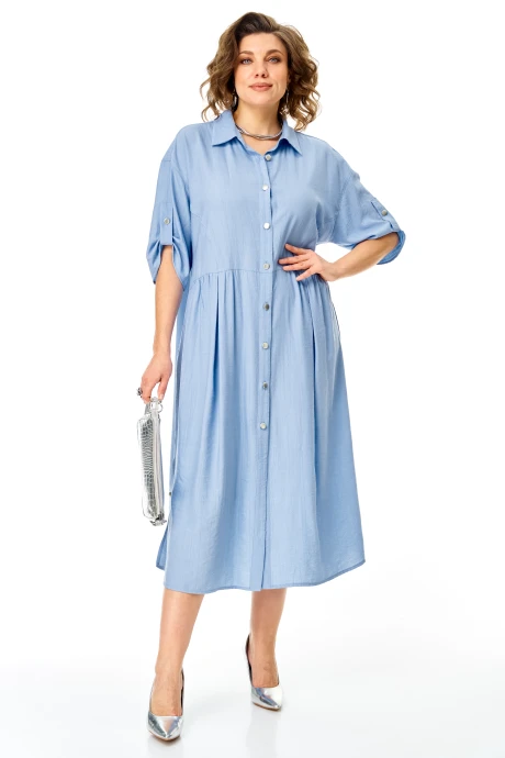Платье Карина Делюкс 1443 голубой #1
