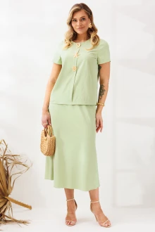 Юбочный костюм Мублиз 333 фисташка