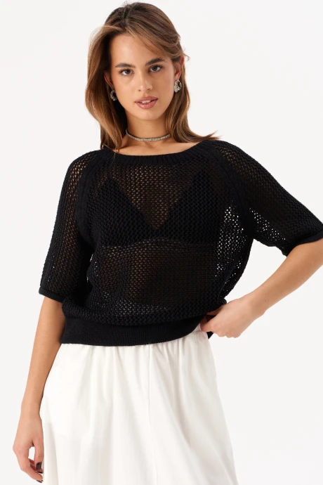 Джемпер (кофта) Romgil РВ0210-ХЛ4 чёрный #1