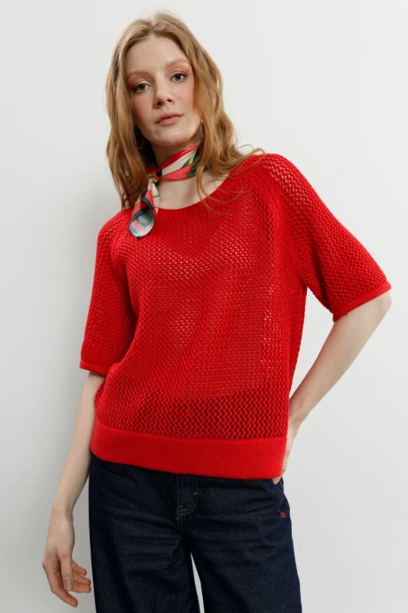 Джемпер (кофта) Romgil РВ0210-ХЛ4 красный #1