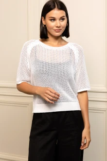 Джемпер (кофта) Romgil РВ0210-ХЛ4 белый