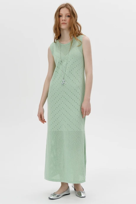 Платье Romgil РВ0216-ХЛ4 зеленая_мята #1