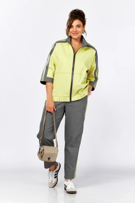 Брючный костюм Lady Secret 25201.1 банан/графитт двойка #1