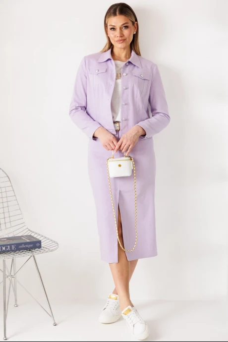 Юбочный костюм Мода-Юрс 26-2847 сирень #1