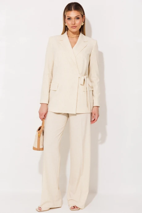 Брючный костюм Мода-Юрс 26-2669 ваниль #1