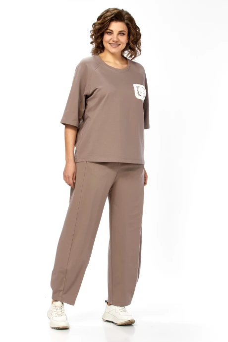 Брючный костюм Diamant 2156 капучино #1