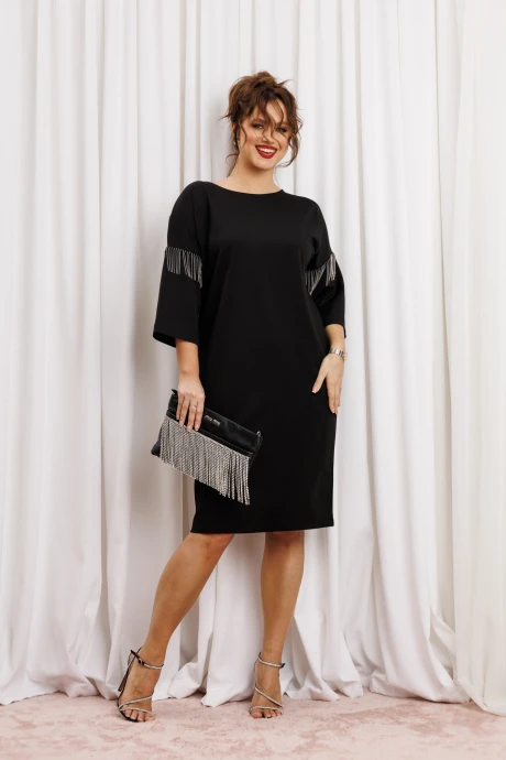 Платье *Распродажа Anastasia 1310.2 черный #1