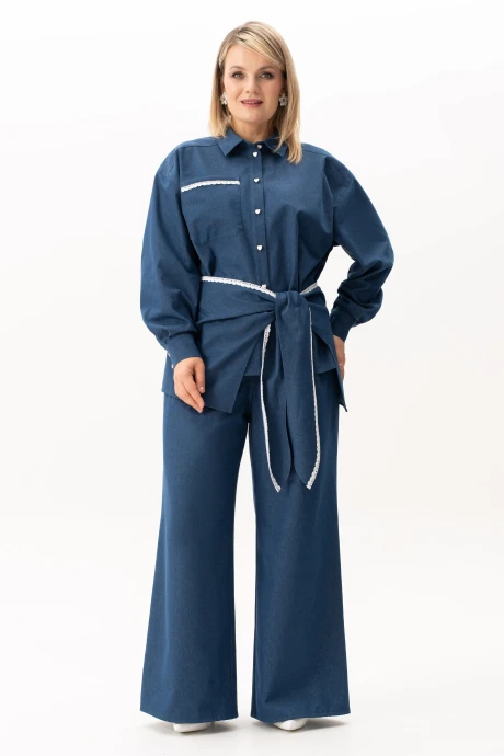 Брючный костюм Algranda 4153 джинс двойка #1
