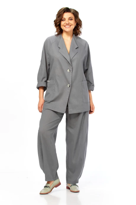 Брючный костюм Diamant 2168 серый #1
