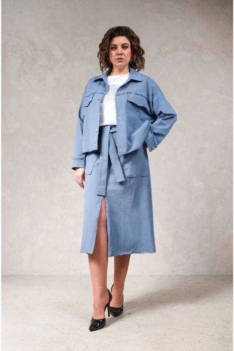 Жакет (пиджак) Erika С-189 голубой #1