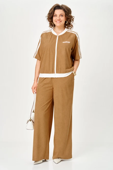 Брючный костюм Lady Secret 26236 карамель двойка #1