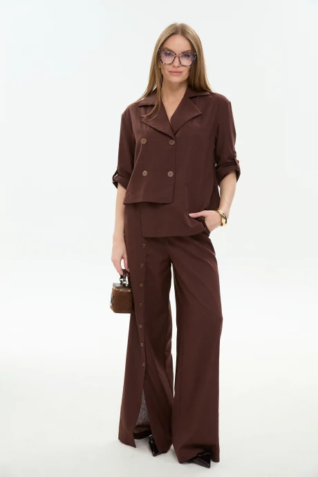 Брюки NikVa 977-6 шоколад #1