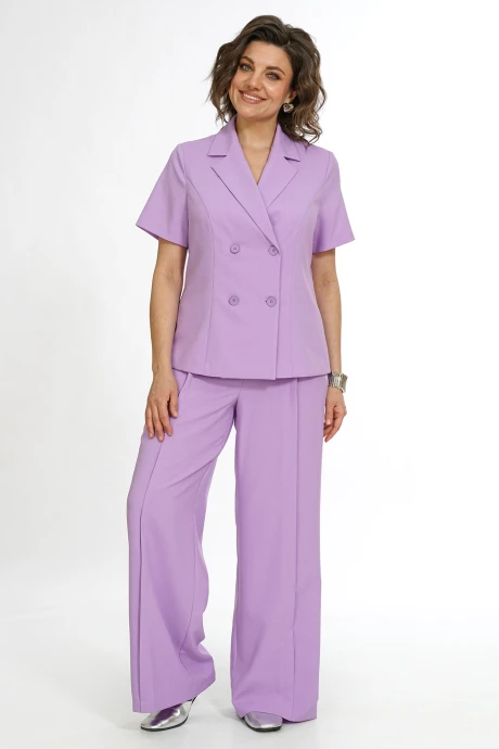Брючный костюм ALANI COLLECTION 2561 лаванда #1