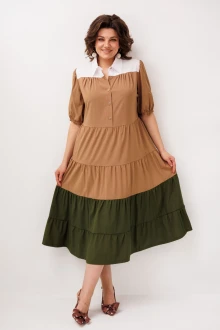 Платье Anelli 1847 овсяное печенье
