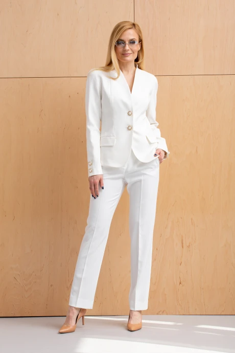 Брючный костюм Azzara 10052Б белый двойка #1