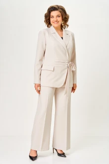 Брючный костюм Anastasia Mak 1277 бежевый