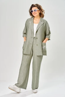 Брючный костюм Diamant 2167 олива