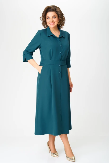 Платье *Распродажа Багряница 3158 бирюза #1