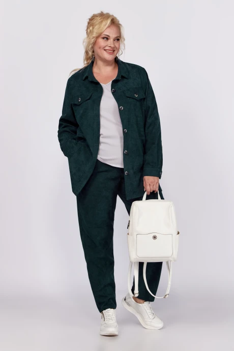 Брючный костюм *Распродажа Algranda 4066-4 двойка Изумруд #1