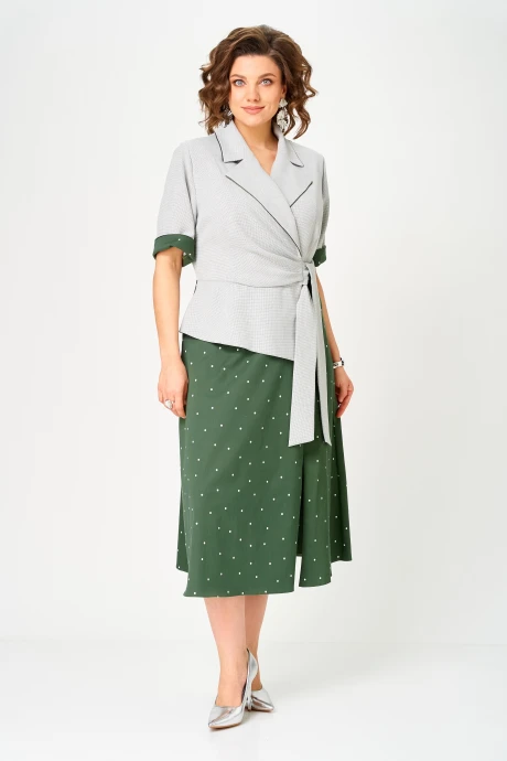 Платье AIRA style 24432 Зеленый #1