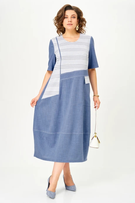 Платье AIRA style 24432 Синий #1