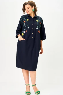 Платье SOVA 11318 синий