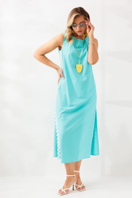 Платье Мублиз 321 голубой #1