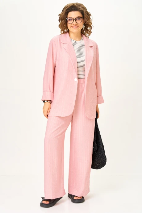 Брючный костюм Michel Chic 1446/1 зефирно-розовый двойка #1