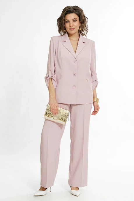 Брючный костюм ALANI COLLECTION 2555 пудра #1