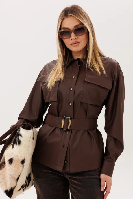 Рубашка Anelli 1826 чокалэйт скин #1