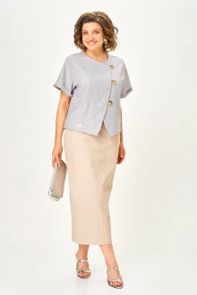 Юбочный костюм Michel Chic 1422 латте двойка