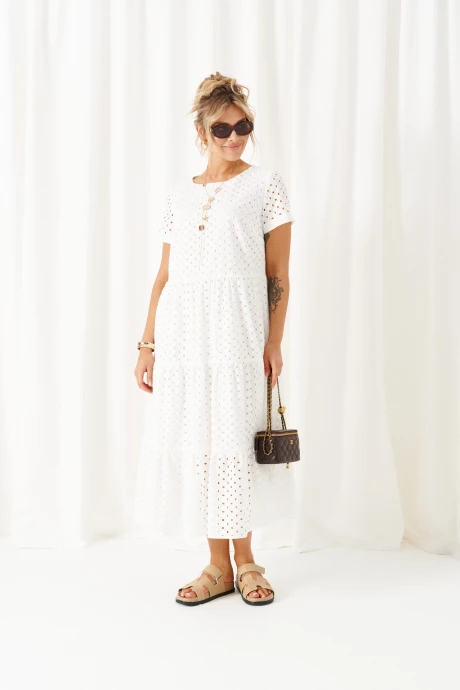 Платье Beautiful&Free 6462 белый #1