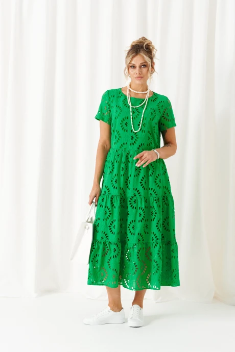 Платье Beautiful&Free 6462 зеленый #1