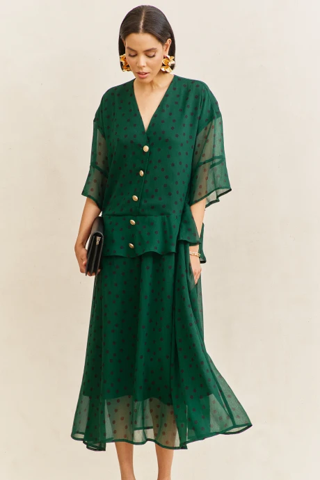 Платье FLAIM 2110.02 зеленый #1