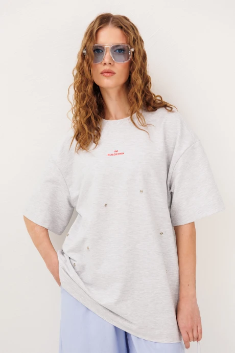 Джемпер (кофта) Buter 3328 серый меланж #1