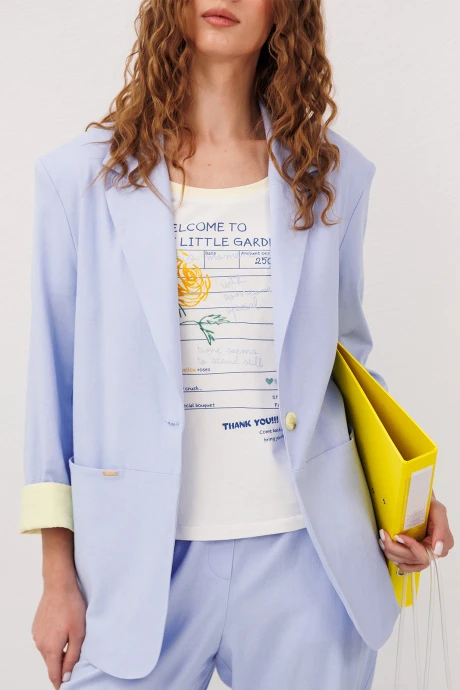 Жакет (пиджак) Buter 3332 голубой #1