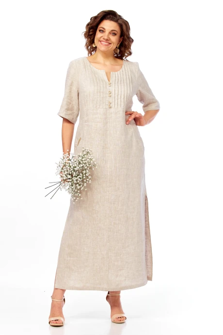 Платье Diamant 2177 натуральный #1