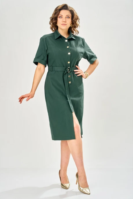 Платье KaVaRi 1147.1 зеленый #1