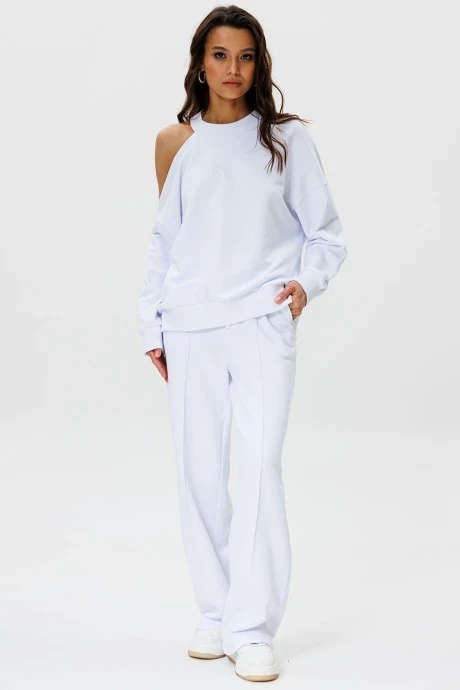 Спортивный костюм *Распродажа GO f3074/01-01 белый #1