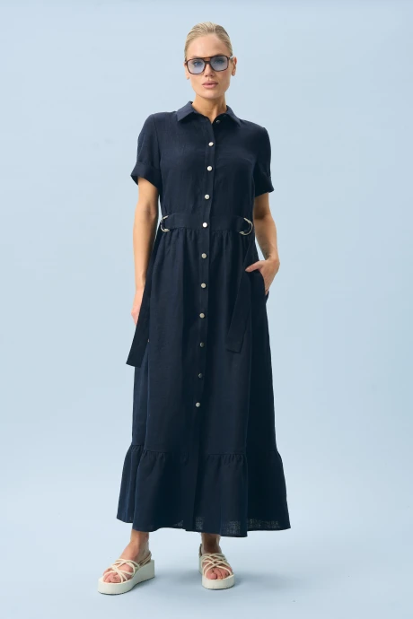 Платье ЮРС 26-703-1 синий #1