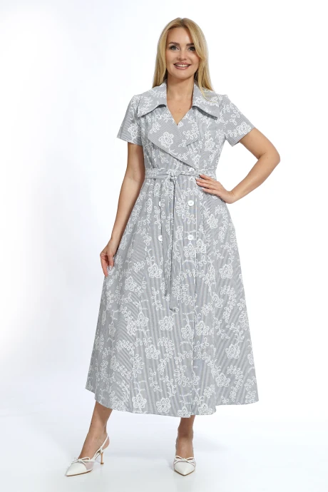 Платье ALANI COLLECTION 2567 серый #1