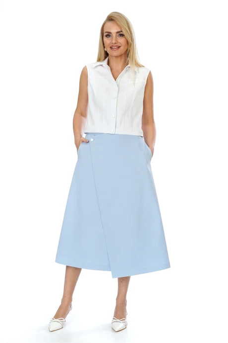 Юбочный костюм ALANI COLLECTION 2572 голубой #1