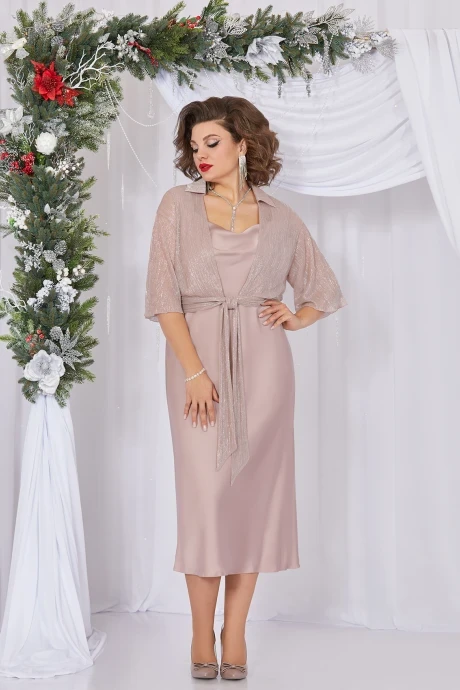 Костюм с платьем *Распродажа Mira Fashion 5472-2 двойка #1