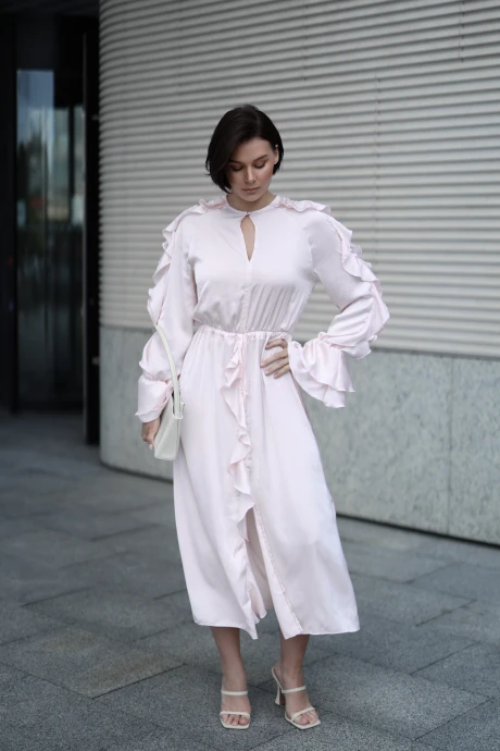Платье Aura chic life 3331 жемчужный_румянец #1