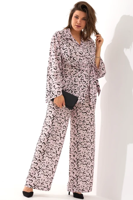 Брюки *Распродажа BegiModa 6051 Розовое сердце #1