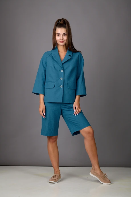 Костюм с шортами Rosheli 1193/4 бирюза двойка #1